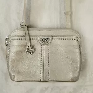 Brighton Pretty Tough City Organizer JoJo Taupe Crossbody Traveler H35872 New - Picture 1 of 10