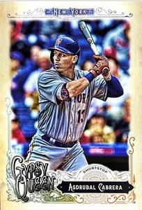 2017 Topps Gypsy Queen #239 Asdrubal Cabrera - New York Mets Baseball Card   - Picture 1 of 2