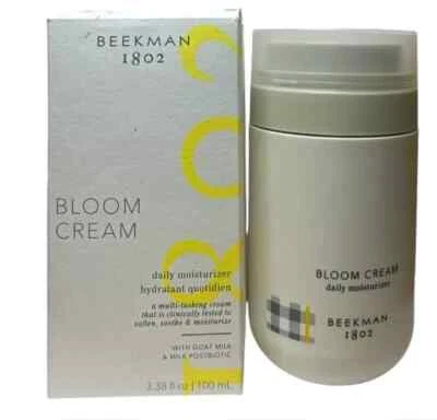 BEEKMAN 1802 Bloom Cream Daily Moisturizer With Goatmilk 3.38 oz - New In Box - Image 1 of 4