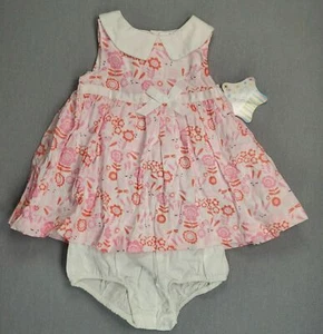 Baby Girl Clothes New Nursery Rhyme 3 Month 2Pc Pink Bunny Dress W/Bloomers - Picture 1 of 4
