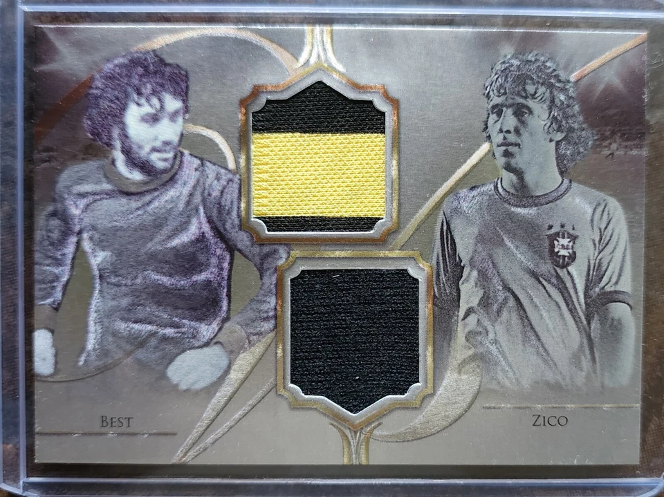 Futera Unique Versus Dual Materials 2016 14/49 George Best Zico #VS02 Foto 1 de 2