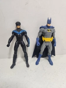 DC Mattel Batman (2003) and Nightwing (2007) Action Figures - Picture 1 of 13