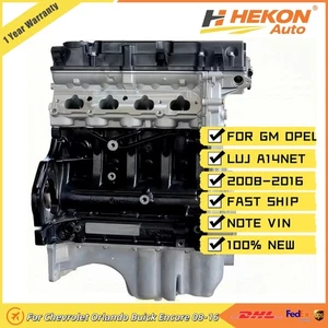 Turbo 1.4T LUJ A14NET Engine Long Block For Chevrolet Orlando Buick Encore 08-16 - Picture 1 of 9