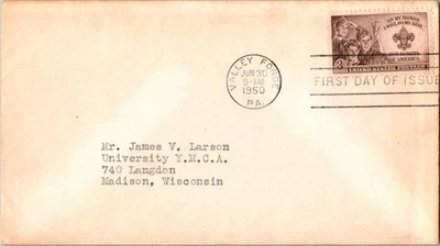 Vintage FDC USPS Scott #995 Boy Scouts Of America BSA c1950 - Image 1 of 3