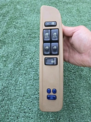 Interruptor de ventana eléctrica Envoy/Bravada/Rainier Master 2002-2005 OEM beige tostado Foto 1 de 4