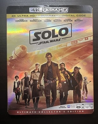 Solo: A Star Wars Story (4K Ultra HD + Blu-ray, 2018) w/ SLIPCOVER Foto 1 de 4