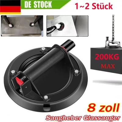 MARKENLOS 1-2x Saugheber Scheibenheber Heavy Glassauger Plattenheber Glasheber max.200KG*