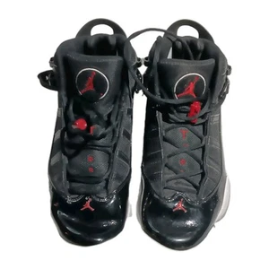 Jordan 6 Ringe Herren schwarz Fitnessstudio rot weiß Basketballschuhe 322992-064 Größe 8,5 - Bild 1 von 14