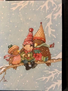 Set of 2! Christmas Cards! Mary Engelbreit Friends are Presents! - Picture 1 of 3