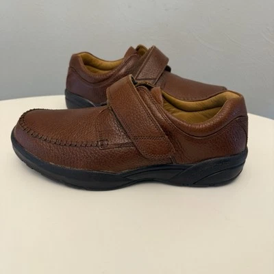 Zapatos ortopédicos de cuero para diabéticos Dr Comfort Scott Browm para hombre talla 11 W de ancho Foto 1 de 4