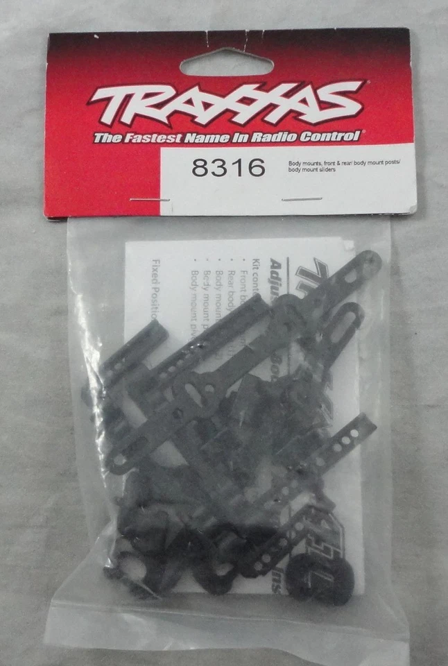 Front & Rear Body Mounts & Body Sliders fits Traxxas 4-Tec 2.0 TRA8316 - Image 1 of 1