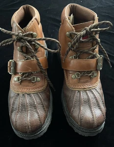 Tommy Hilfiger Leather  Hiking Snow Rain All Terrain Men's Boots 11.5 - Picture 1 of 12