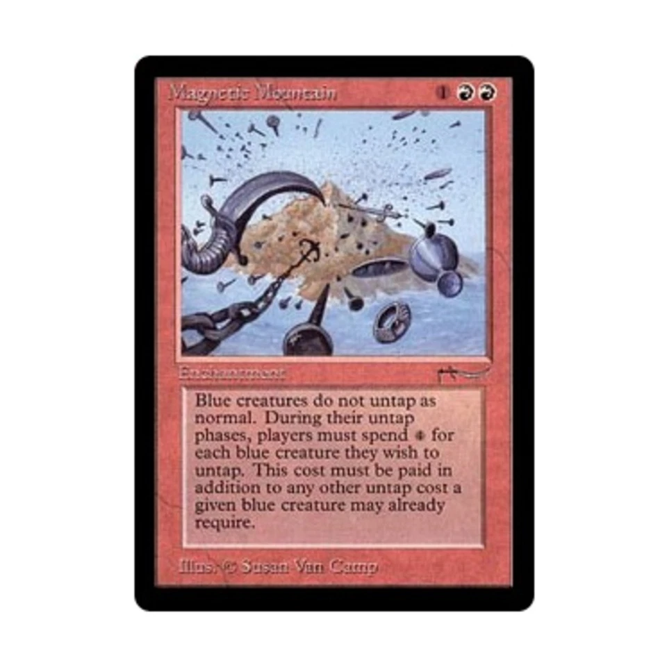 WOTC MtG Arabian Nights Magnetic Mountain (U3) EX - Image 1 of 1