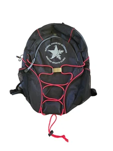 Rucksack schwarz/rot, Nat'l Behinderte Veteranen Wintersport Klinik Logo - Bild 1 von 4