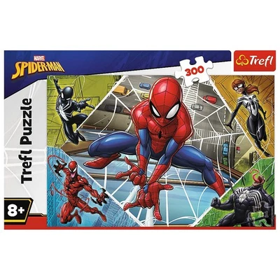 Rompecabezas Trefl Brilliant Spider-Man 300 piezas para niños - Marv lleno de acción Foto 1 de 3