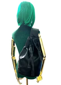 Gucci Schultertasche Leder Kordelzug - Bild 1 von 14