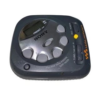 Vintage Sony Walkman SRF-M35 tragbares Taschen AM FM Radio OHNE Gürtelclip - getestet - Bild 1 von 3