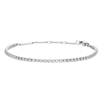 Классический теннисный браслет Daniel Wellington серебристый DW00400386 - Изображение 1 из 3