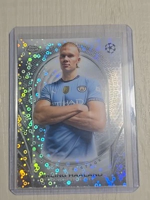 Erling Haaland 2024-25 Topps UEFA Club Competition Ultimate Stage Chrome USC-33 - Image 1 of 2