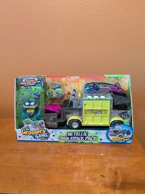 Camión de volteo The Grossery Gang paquete de ataque de basura metálico con cabezal de basura exclusivo Foto 1 de 4