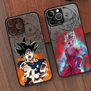 Anime Goku Soft Cover Phone Case for iPhone 16 15 14 13 12 11 Plus Mini Pro Max - Picture 1 of 21
