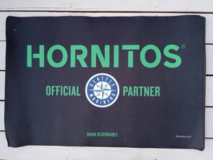HORNITOS SEATTLE MARINERS 2ft X 3ft MAN CAVE FLOOR RUBBER BAR MAT - Picture 1 of 3