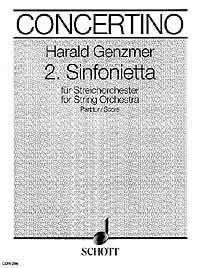 2. Sinfonietta GeWV 128 Harald Genzmer Score String Orchestra Schott Music - Image 1 of 3