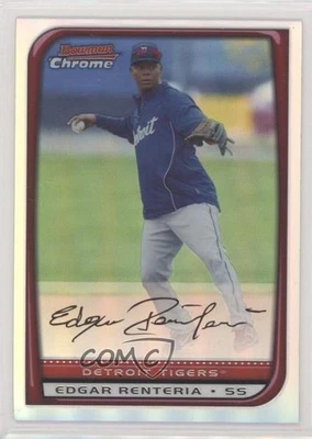 2008 Bowman Chrome Refractor Edgar Renteria #169 - Image 1 of 2