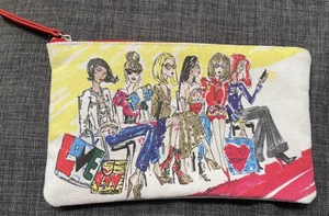 BRIGHTON 8 Fuß x 5 Zoll Stoff Kosmetiktasche mit Reißverschluss "Love From Brighton" - Bild 1 von 7