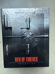 Den of Thieves 1 & 2 Pantera Collection Steelbook Set 4K Ultra HD Blu-ray - Picture 1 of 6