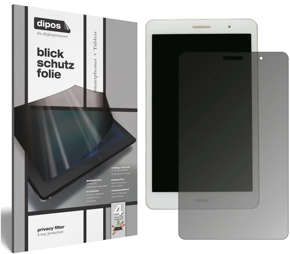 Screen Protector for Huawei MediaPad T3 Privacy Filter 4-Way Protection dipos - Image 1 of 3