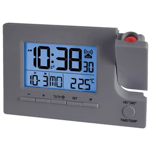 Funk-Projektionswecker Funkwecker USB 2 Alarme Temperaturanzeige Datum - 4-AH092 - Bild 1 von 1
