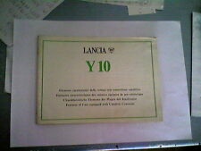 libretto uso e manutenzione LANCIA Y10