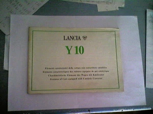 libretto uso e manutenzione LANCIA Y10 - Foto 1 di 1