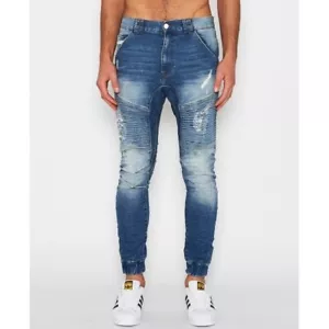 Nena and Pasadena NXP Herren Destroyer Pant Jeans, Blue Trash, Größe 34 - Bild 1 von 3