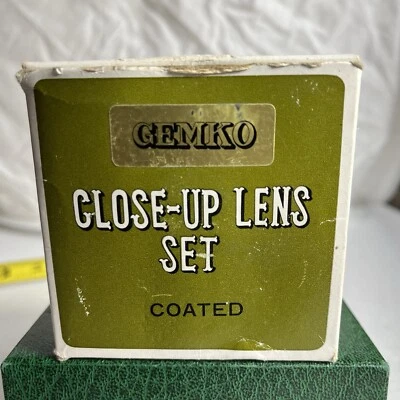 Gemko 58mm +1, +2, +3 Filter macro close-up Coated lens set New in Box with Case - Image 1 of 4