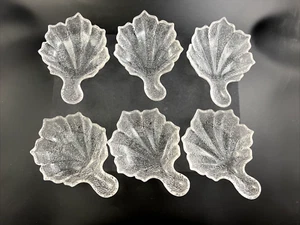 Juego de 6 Hobbs EAPG Patrón Vidrio ÁRBOL DE LA VIDA Plato de Hojas - Imagen 1 de 11
