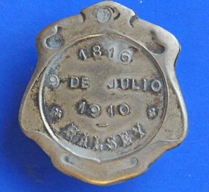 Argentinisches Unabhängigkeitsmedaillon, 9. Juli 1816 Halsey **[26589] - Bild 1 von 2