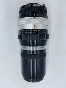 Nikkor-Q Auto 1:4 f=20cm Telephoto Camera Lens Nikon Nippon - Picture 1 of 3