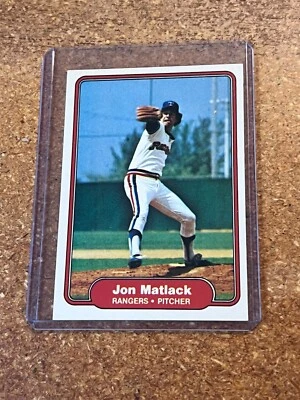 1982 Fleer Baseball # 323 Jon Matlack - Image 1 of 4