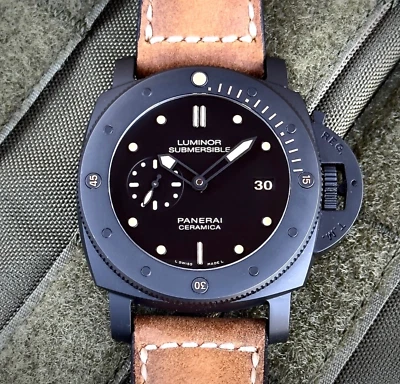 Panerai Luminor Submersible 1950 3 Days Automatic Ceramica 47mm PAM00508 PAM 508 - Image 1 of 4