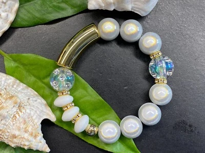 Armband Miracle Beads Gr. S Acryl Strassperle Strass Magic Beads #1029-1 - Bild 1 von 2