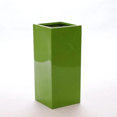 Elegant Einrichten | Pflanzkübel | Fiberglas | säule | 38x38x80cm | hochglanz av - Bild 1 von 4