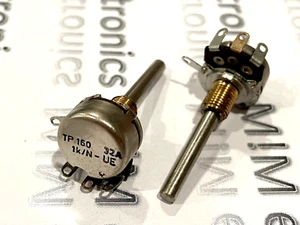 2x TP160 32A 1k/N-UE Alambre Película de Carbono Potenciómetro Lineal Tesla 1 kOhm Pot 1k - Imagen 1 de 3