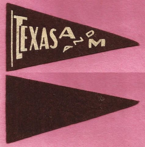 VINTAGE 1936 Texas A&M University Aggies Football Pennant! WOW! Cover