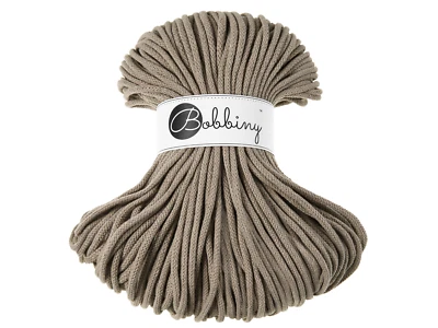 Bobbiny Braided Cotton Cord | Coffee | 5mm 100m/108yds, DM for Combined Ship