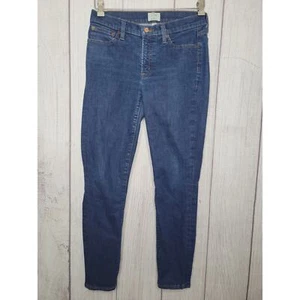 Vintage Y2K J Crew 8" Zahnstocher Skinny dunkle Waschung Damenjeans 28 - Bild 1 von 10