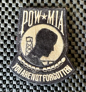 POW MIA YOU ARE NOT OLVIDED BORDADO COSER EN PARCHE 2 3/4 X 3 1/4" NUEVO EN STOCK - Imagen 1 de 2