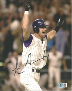 Luis Gonzalez Signed auto 8x10 Photo Beckett BAS COA Holo Arizona Diamondbacks - Picture 1 of 2