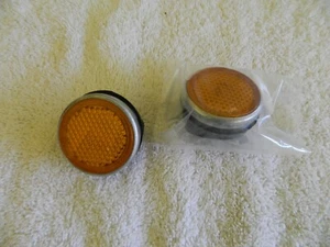 Honda Z50A z50 front side reflectors pair 2 with bases ct70 - Picture 1 of 2